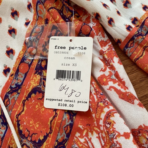 Free people oversized shirt, size XS - Picture 5 of 5